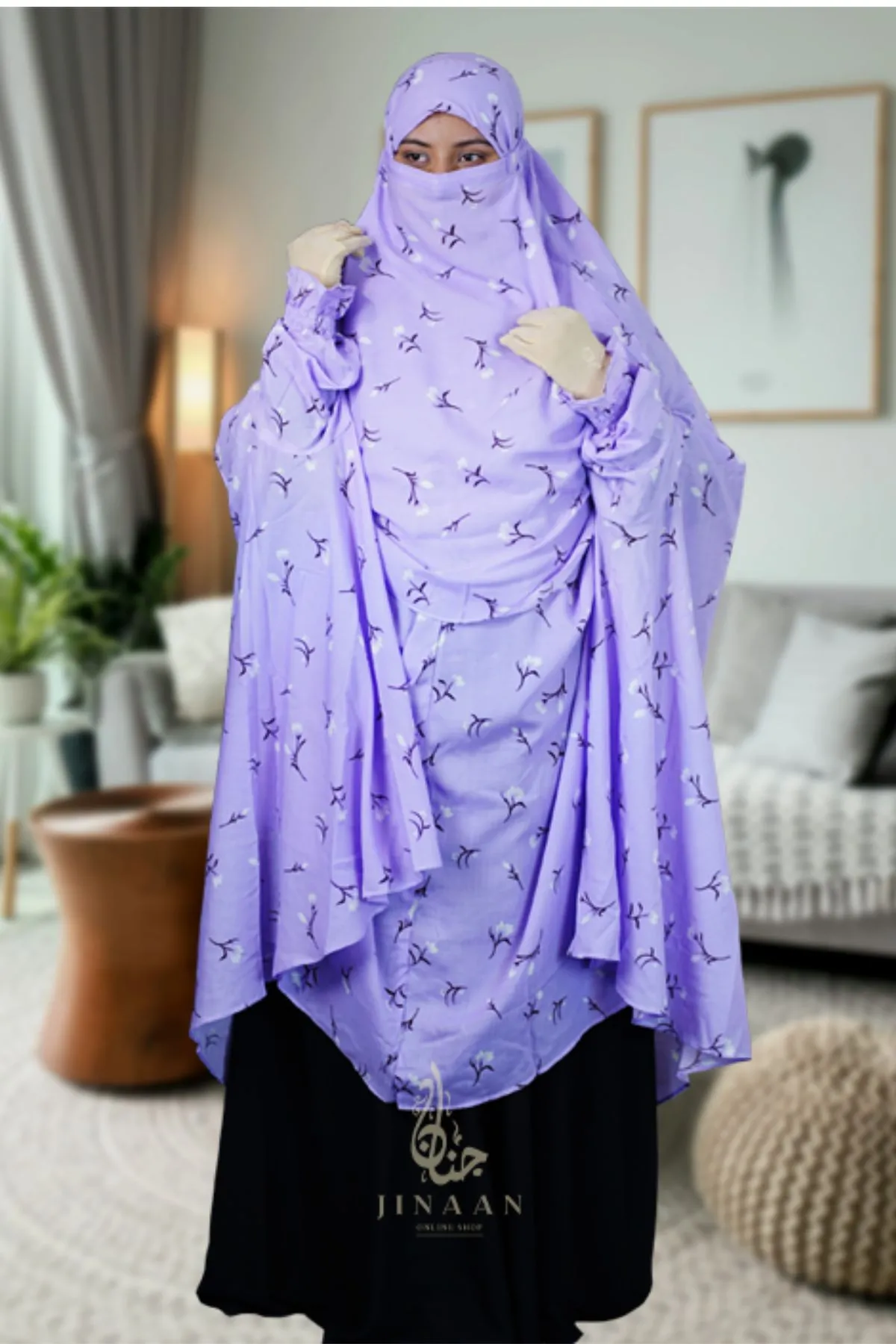 Semi long Khimar.B90 - Jinaanbd